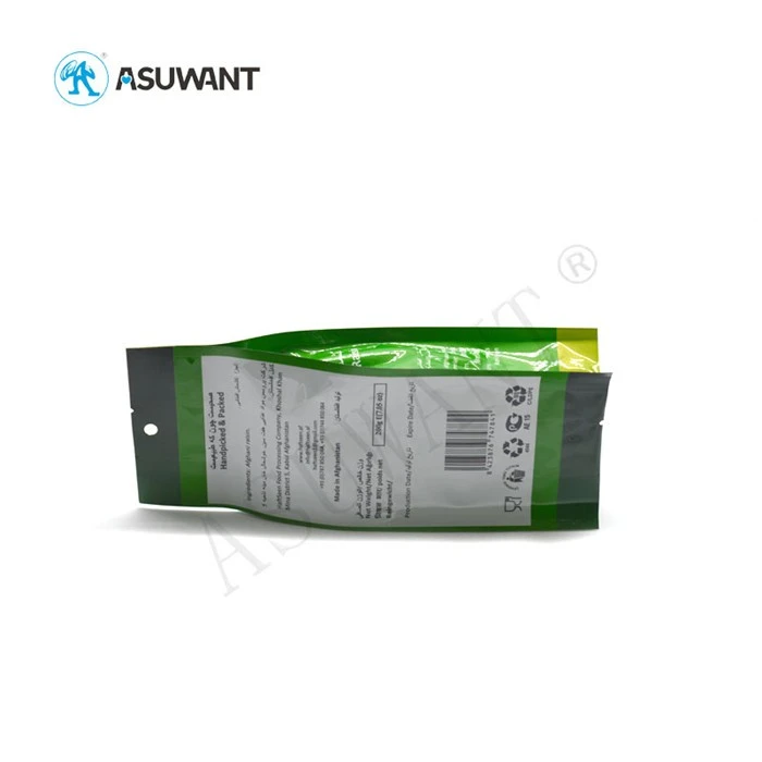 Eco Plastic Side Gusset Food Packaging Bag For Grape Nuts