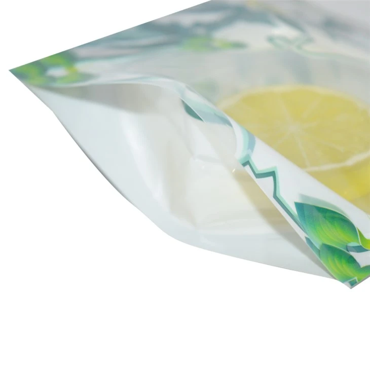 Medium Size Silver Ziplock Foil Bag Pouches , Clear Stand Up Pouches For Custom Marijuana Packaging