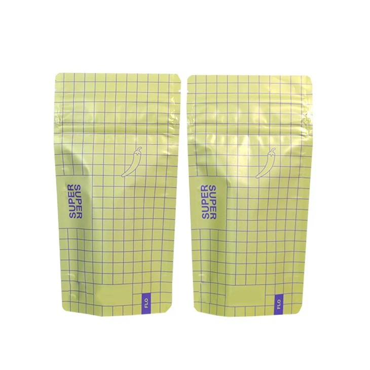 Plastic Resealable Ziplock Bags Exit Edibles Packaging Smell Proof Candy Gummies 3.5g Mylar Bags Custom Printed